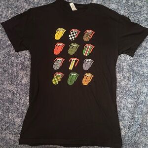 Black size small (2-4) shirt with tongus